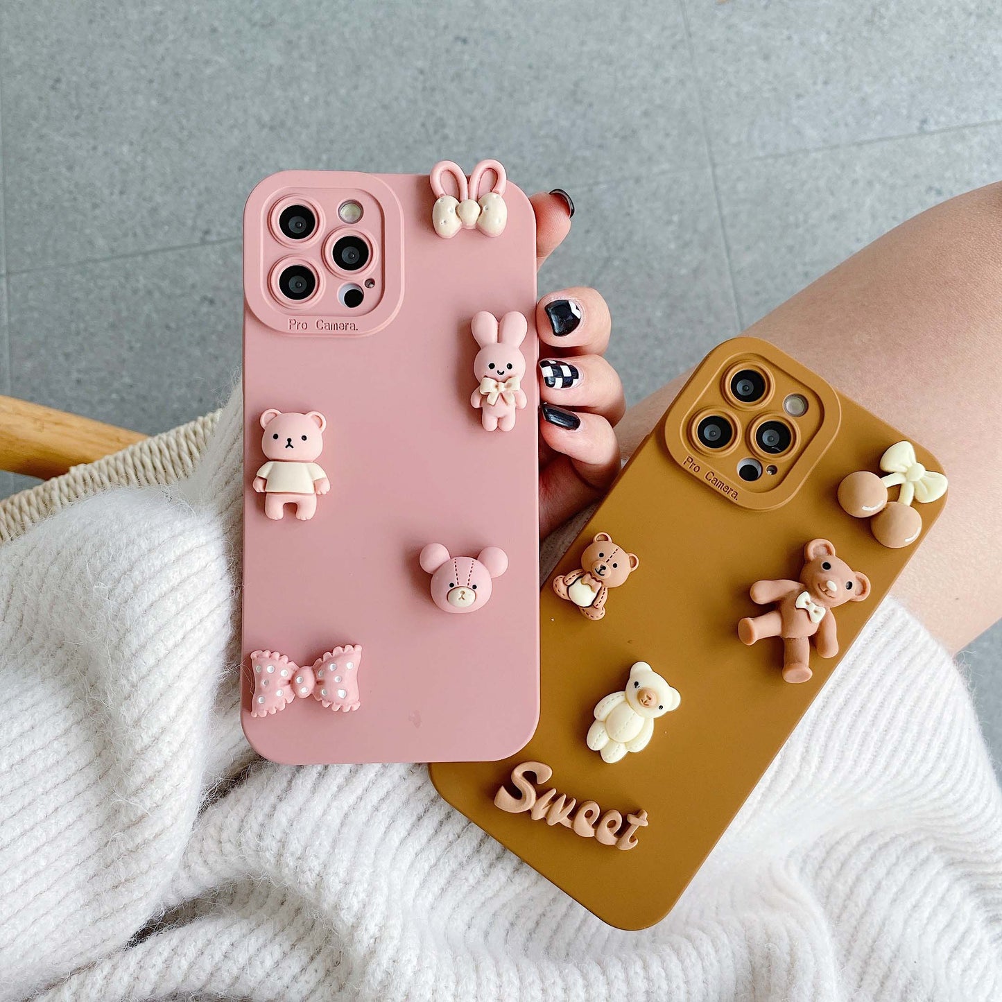 3D Bears Phone Cases for iPhone