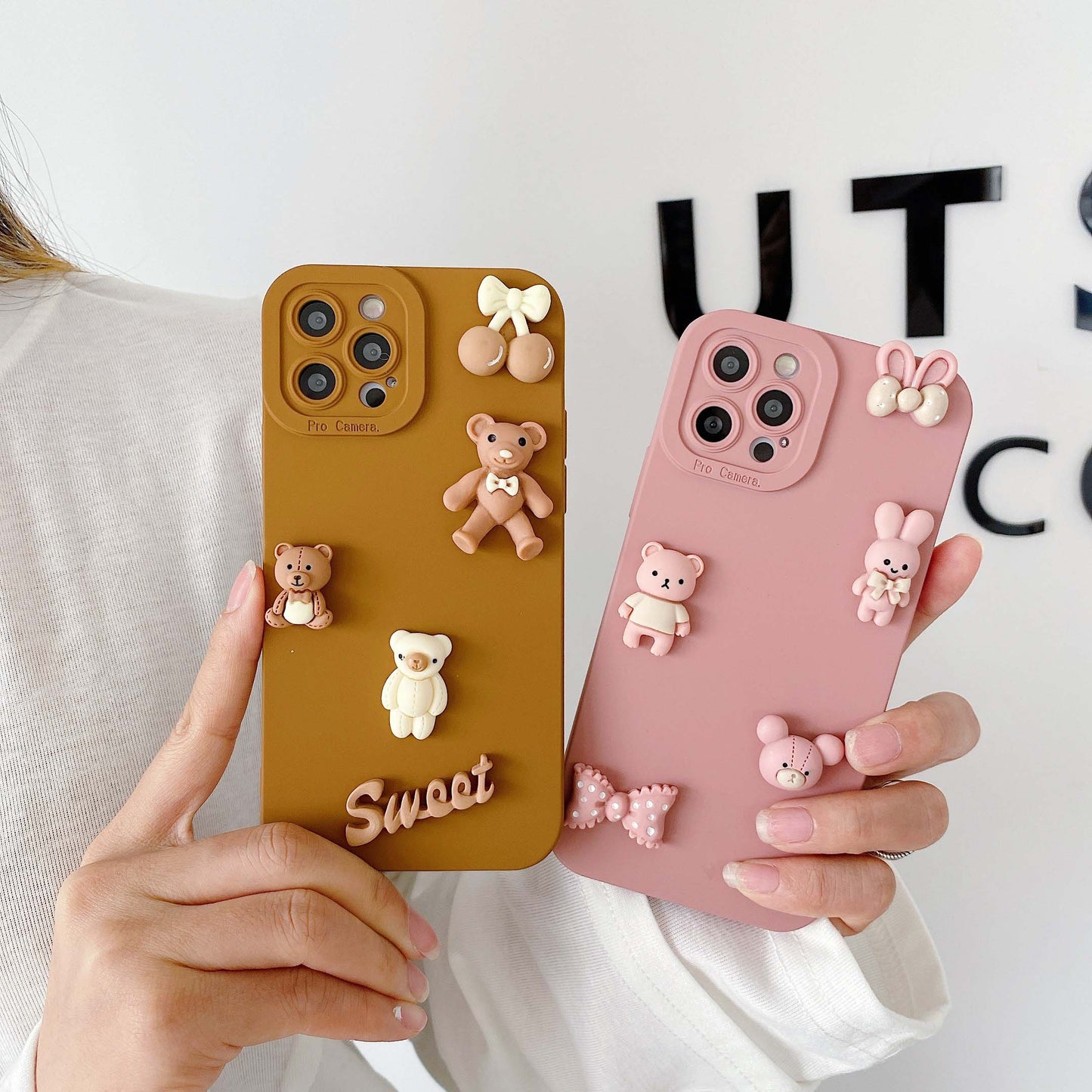 3D Bears Phone Cases for iPhone